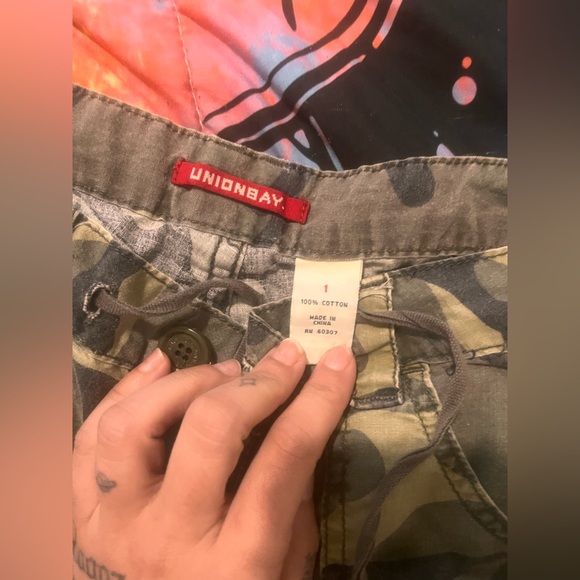 Vintage cargo army shorts - Picture 3 of 3